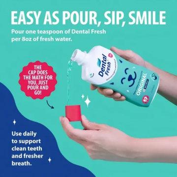 Dental Fresh Water Additive Original Formula for Cats & Dogs 8oz